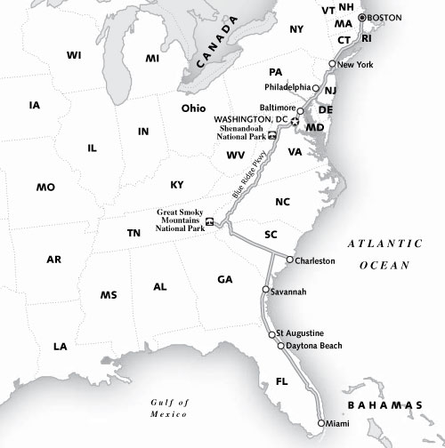 Usa Map Appalachian Mountains