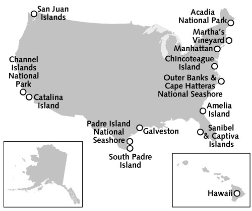 island hopping map. Itinerary: Island Hopping