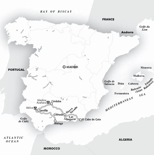 Andalucia was the heartland of medieval Islamic Spain and each of the World 